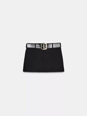 Zara Low Rise Skirt with Belt